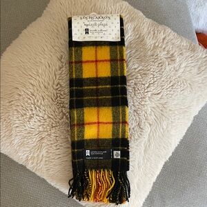 Lochcarron Women's Yellow Tartan Scarf